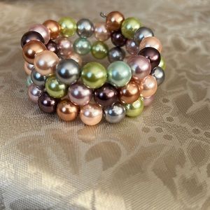 Handmade multi color wrap bracelet